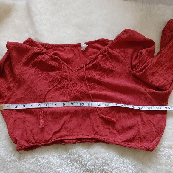 Tokyo Darling Boho Crop Top Size L - Picture 9 of 11